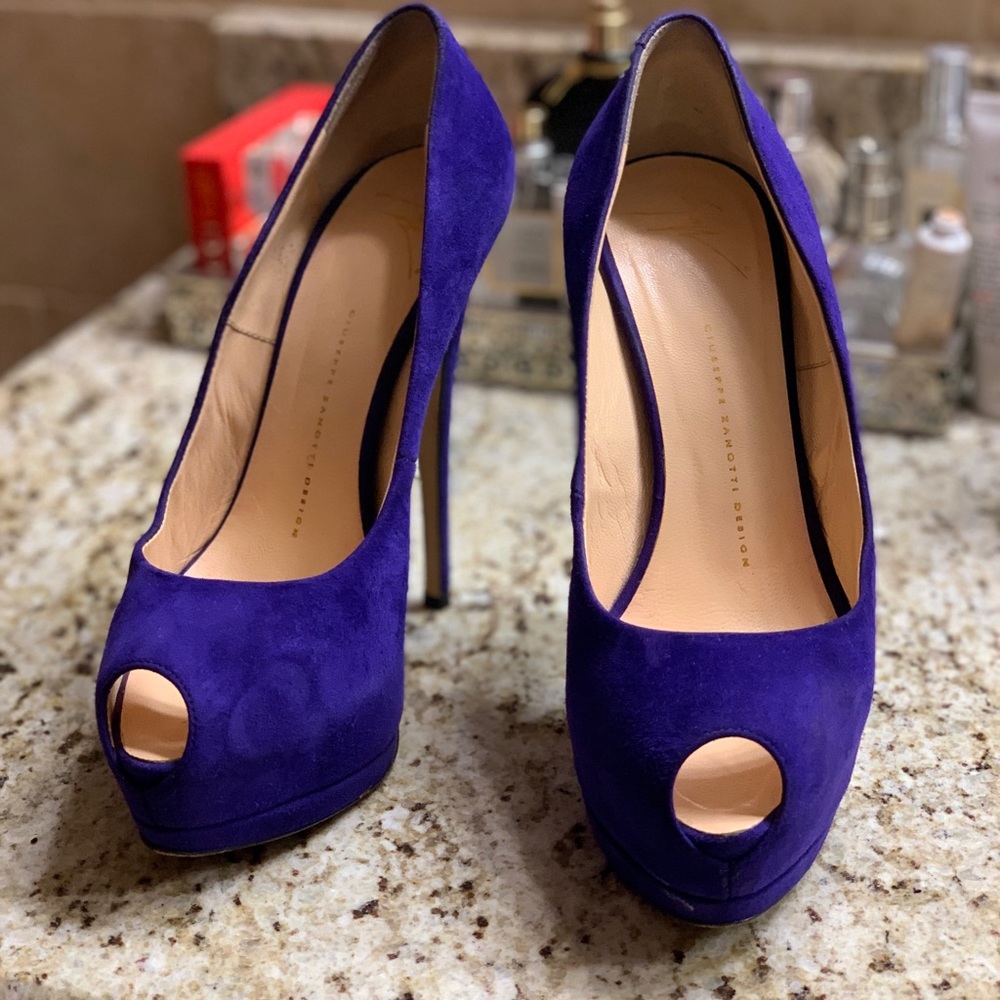 Giuseppe Zanotti Sharon Platform Peep Toe Pump - Picture 3 of 8